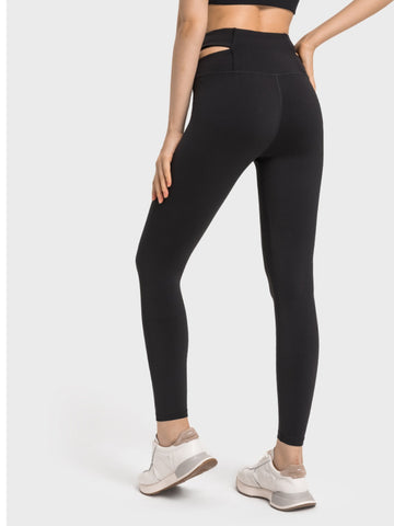 Crisscross Cutout Sports Leggings