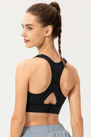 Scoop Neck Long Sports Bra